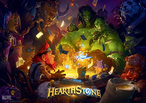Hearthstone: Heroes of Warcraft | 1000 Piece Jigsaw Puzzle | includes Poster and