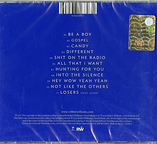 Take The Crown [Regal Edition, Standard - Robbie Williams  [Audio CD]