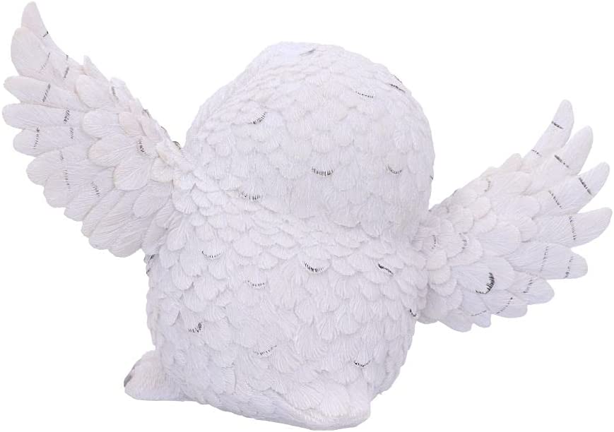 Nemesis Now Snowy Delight Eulenfigur, 20,5 cm, Weiß