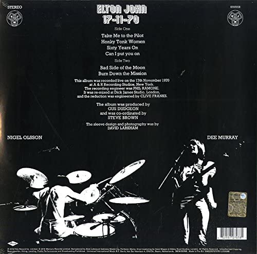 Elton John - 17-11-70 [Vinyl]