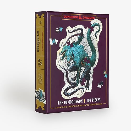 Dungeons & Dragons Mini Shaped Jigsaw Puzzle: The Demogorgon Edition: 102-Piece