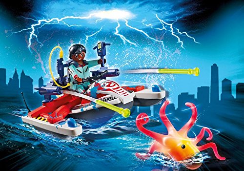 Playmobil Ghostbusters 9387 Zeddemore with Aqua Scooter