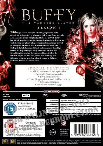 Buffy the Vampire Slayer - Season 4 - Horror fiction [DVD]