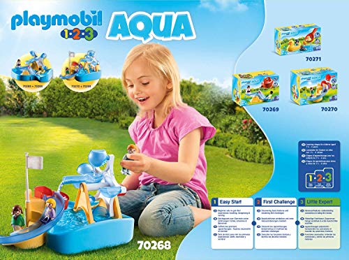 Playmobil 1.2.3 AQUA 70268 Water Wheel Carousel For 18+ Months