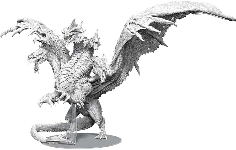 D&D Nolzur's Unpainted Miniatures: Aspect of Tiamat