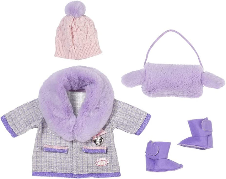 abgee 515 706060 EA Baby Annabell Deluxe Coat 43cm, Colourful