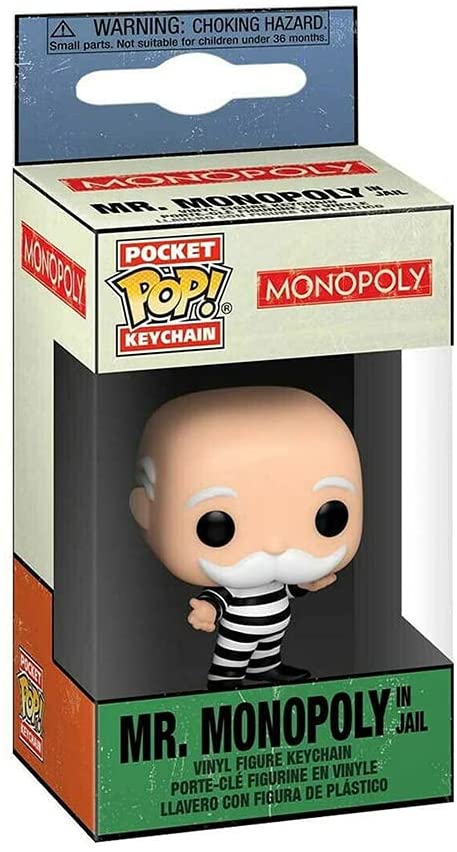 Monopoly Mr. Monopoly In Jail Funko 51899 Pocket Pop!