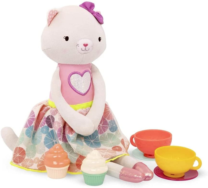 B. Toys – Tea Party Set – Plush Cat Doll – Board Book – Cups & Play Food – Tippy