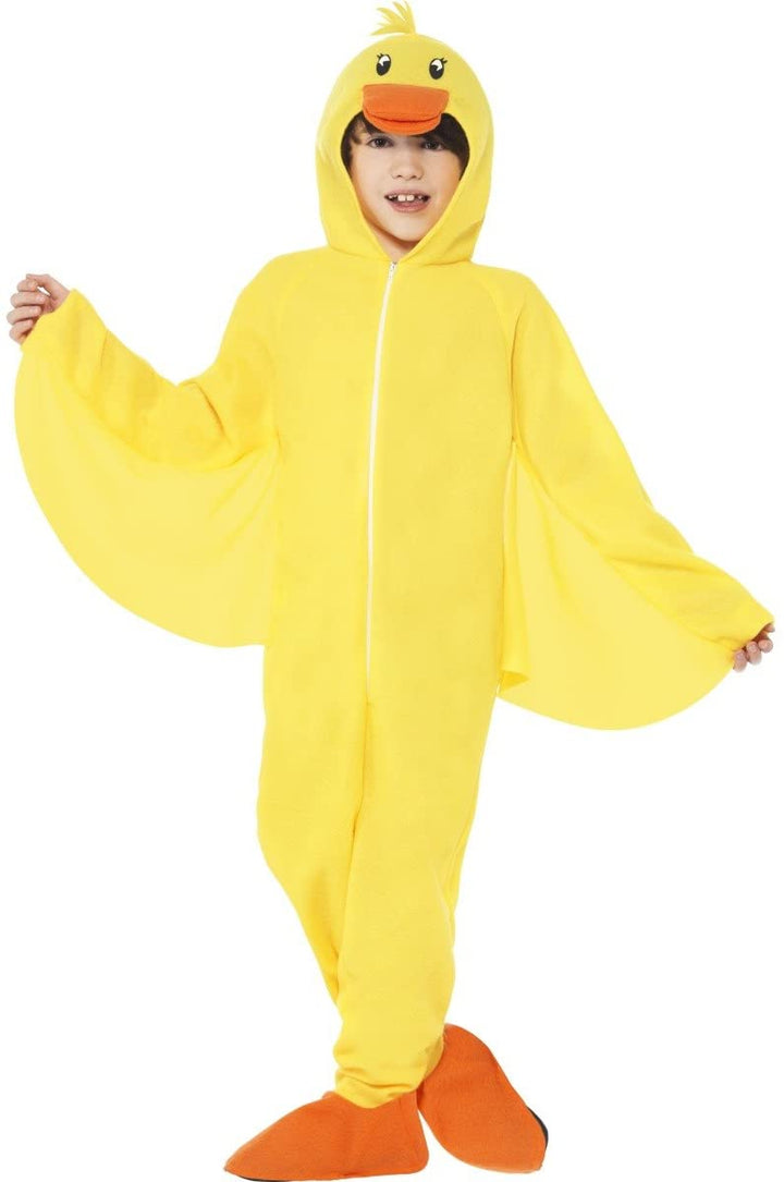 Smiffys Duck Costume, Yellow, S - Age 4-6 years