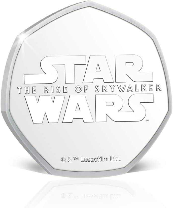 The Koin Club Star Wars Gifts Rise of Skywalker Official Collectable 50p Shaped