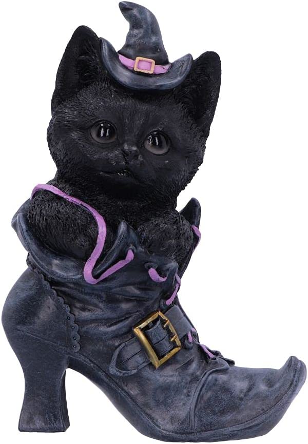 Nemesis Now Mischievous Familiar Cat Figurine 18.5cm, Black