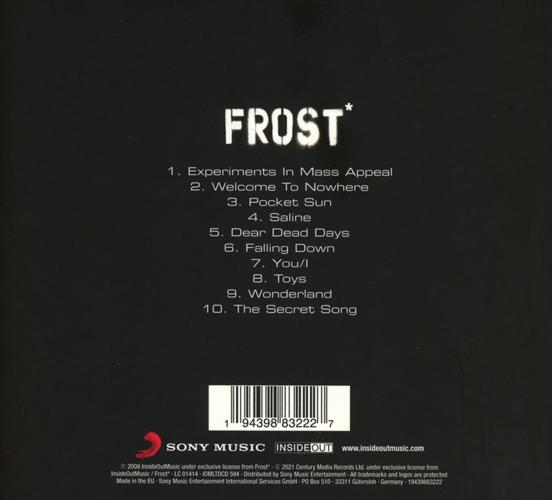 Frost - Experiments In Mass Appeal 2021) (Ltd [Audio CD]