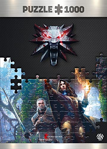 Good Loot The Witcher 3: Wild Hunt Yennefer - 1000 Pieces Jigsaw Puzzle 68cm x 48cm | includes Poster and Bag | Game Artwork for Adults and Teenagers