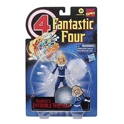 Hasbro Marvel Legends Series Retro Fantastic Four Marvel's Invisible Woman 6-inc