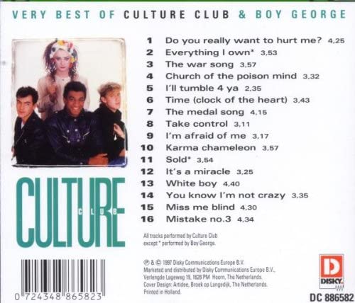 Very Best Of Culture Club & Boy George [Audio CD]