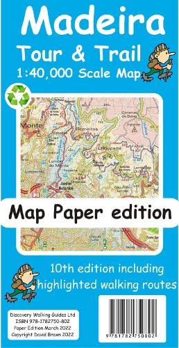 Madeira Tour and Trail Map (10th paper edition)