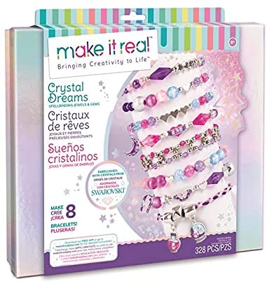 Make It Real 1723 Jewellery Making Sets for Children, Multi-Coloured