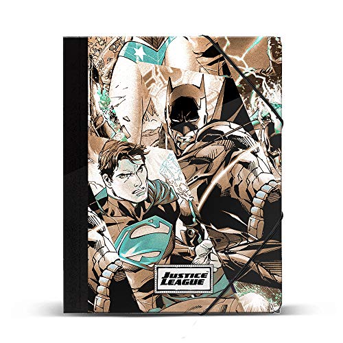 Liga de la Justicia Justice League Folders, Multi-Colour (Karactermania km-376