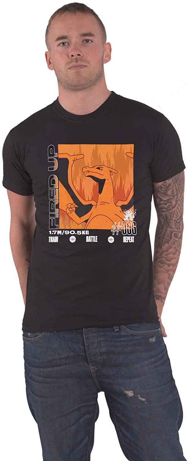 POKEMON - Dracaufeu - T-Shirt Homme (L)