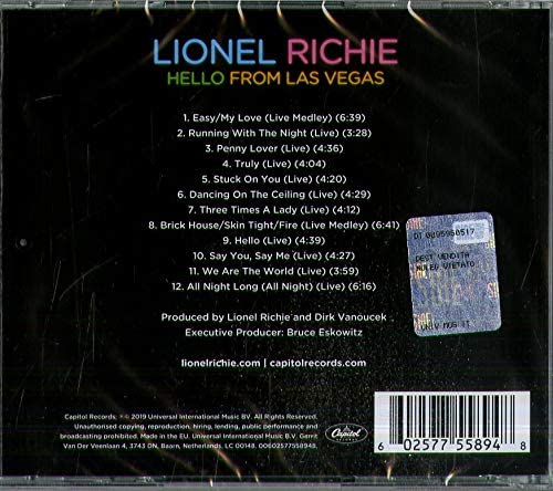 Hello From Las Vegas - Lionel Richie [Audio CD]