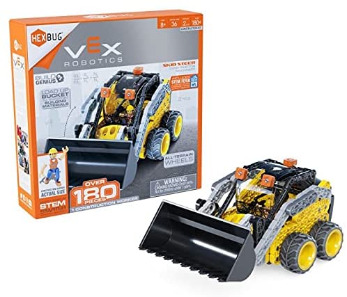 HEXBUG VEX Robotics Skid Steer, Buildable Construction Toy, Gift For Boys and Gi