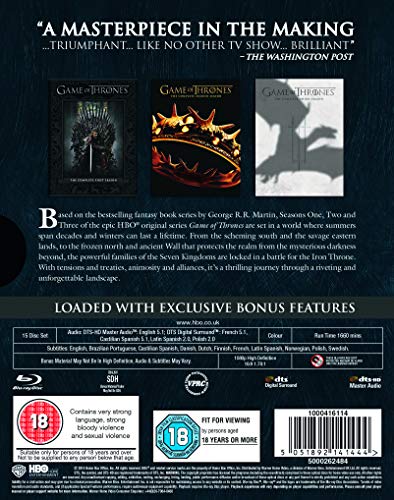 Game of Thrones: Seasons 1-3 [DVD] [2011] [2019] - Drama [DVD]