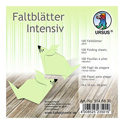 Ursus 3146830 Folding Sheets Plain 100 Sheets 65 g/m 10 x 10 cm for Small and L
