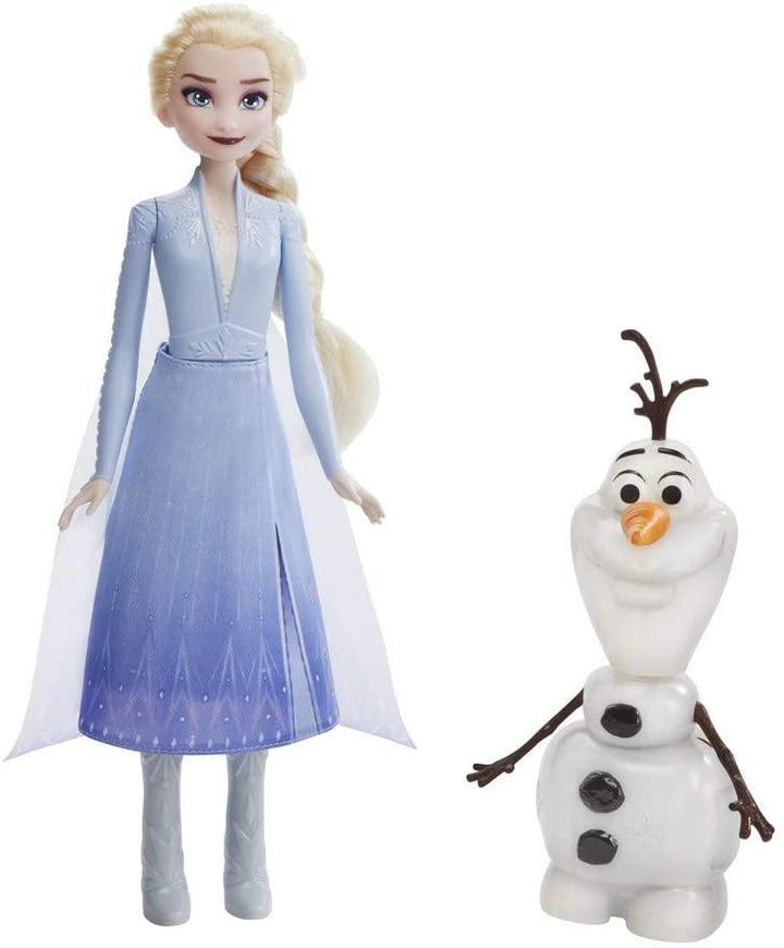 Disney Frozen Talk and Glow Olaf and Elsa Dolls, Remote Control - Yachew