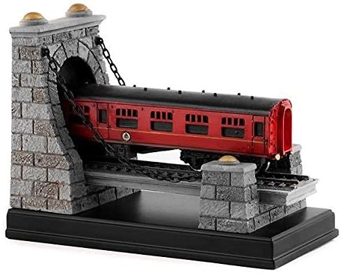 The Noble Collection Harry Potter Hogwarts Express Bookends - Two 5.5in (14cm) Hand Painted Resin Train Bookends - Officially Licensed Film Set Movie Props Gifts