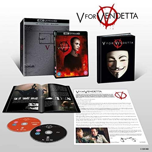 V for Vendetta Ultimate Collector's Edition [4K Ultra HD] [2005] [Blu-ray] - Action/Thriller  [Blu-ray]