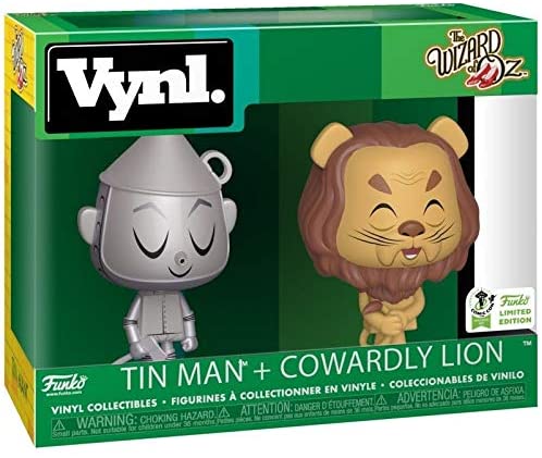The Wizard of Oz Tin Man + Cowardly Lion Exclu Funko 35542 Vynl