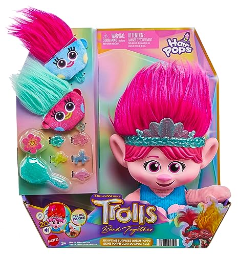 Trolls Hair POPS Surprise Poppy Feature Plush