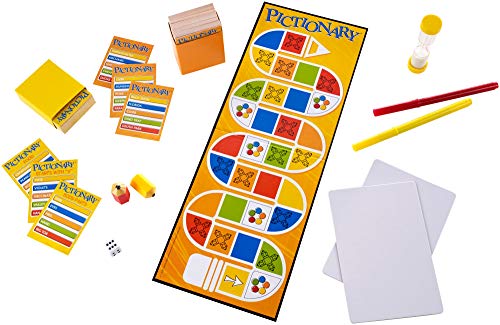 Mattel Games Pictionary Quick-draw Guessing Game, Adult and Junior Clues