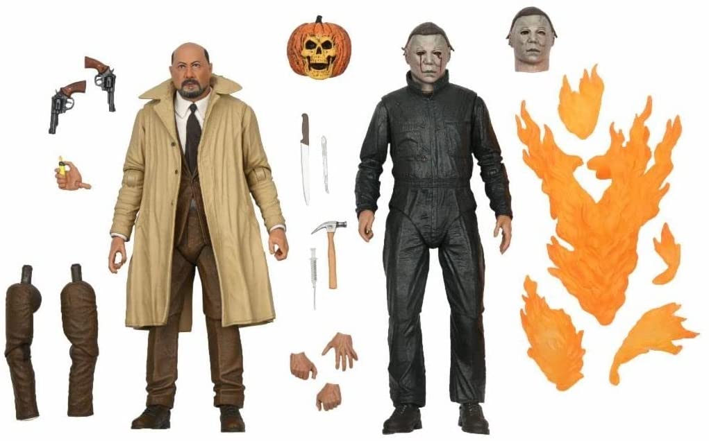 Michael Myers - RXZER23, Halloween 2, Pack of 2 Action Figures, Multicolored