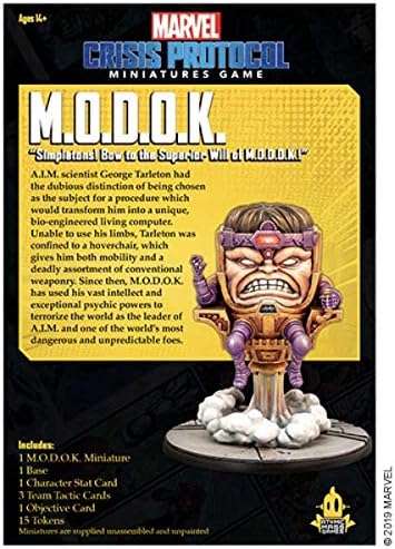 Atomic Mass Games | Marvel Crisis Protocol: Character Pack: M.O.D.O.K. | Miniatures Game