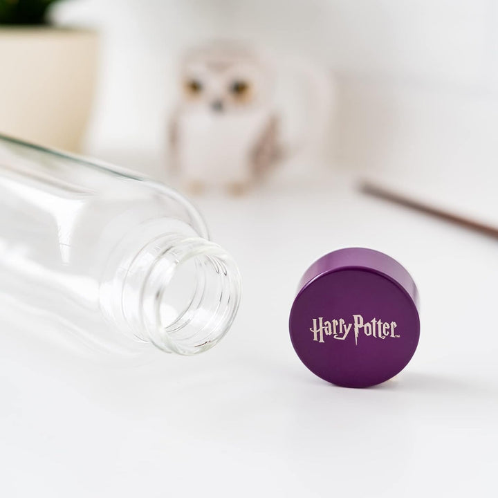 Official Harry Potter Glass Water Bottle - 500 ml, Glass Bottle