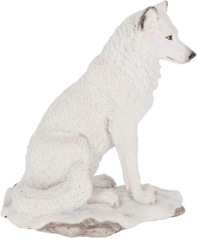 Nemesis Now Ghost Wolf Figurine 24cm White