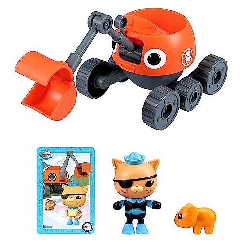 Octonauts Above & Beyond Terra Gup 3 And Kwazii Deluxe Toy Vehicle & Figure Set, Recreate Octonauts Missions