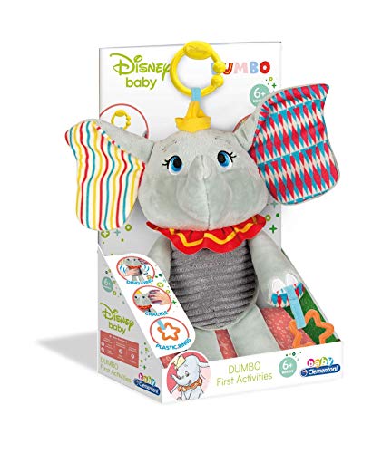 Clementoni 17297 Disney Dumbo Activity Plush, Multi-Colour