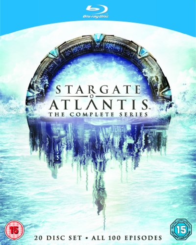 Stargate Atlantis - Complete Season 1-5 [Region Free] - Sci-fi [Blu-ray]
