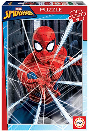 Educa 18486 Serie Marvel Spider-Man Puzzle 500 Pieces Spiderman