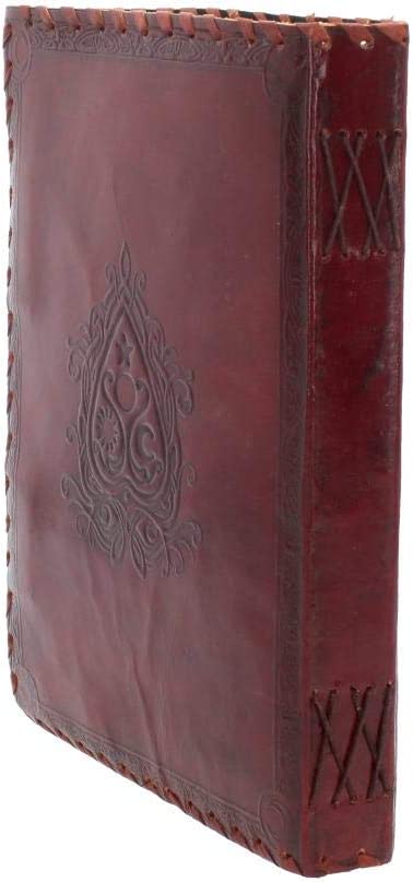 Nemesis Now Spirit Board Leather Journal With Lock 28cm Brown