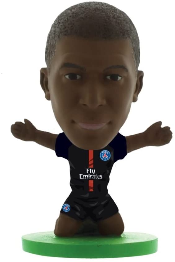 SoccerStarz SOC1199 Paris St Germain Kylian Mbappe Home Kit 2018 Version Figure