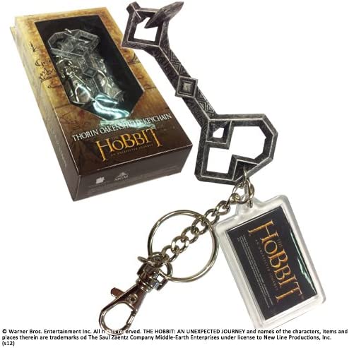 The Noble Collection Thorin's Key Keychain - 7in (17cm) Die Cast Metal Keychain