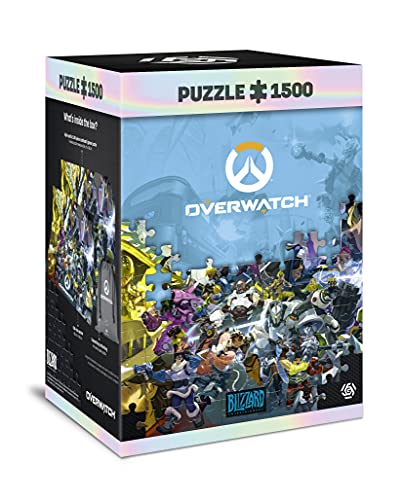 Good Loot Overwatch: Heroes Collage | 1500 Piece Jigsaw Puzzle | includes Poster