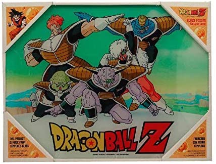 SD Toys Crystal Special Forces Glass Poster Dragon Ball Z Official Merchandising