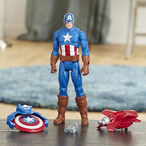 Marvel Avengers Titan Hero Series Blast Gear Captain America 30 cm Toy
