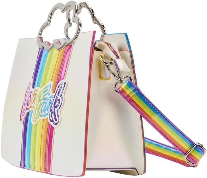 Loungefly Lisa Frank Rainbow Cloud Handle Crossbody Purse