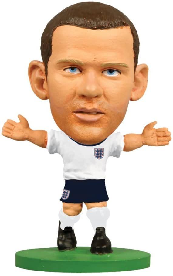 SoccerStarz England International Figurine Blister Pack Featuring Wayne Rooney in England's Home Kit - Yachew