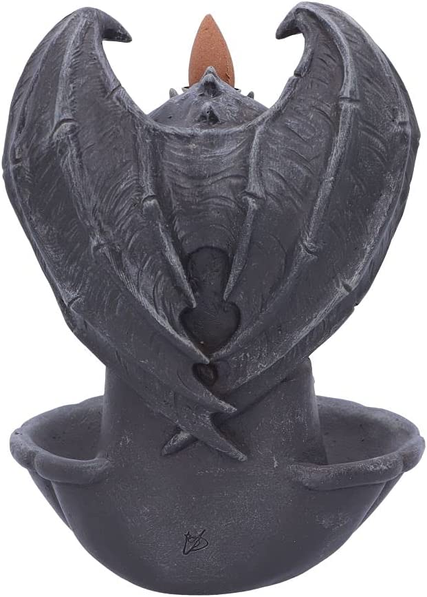 Nemesis Now Grotesque Smoke Backflow Incense Burner 17.8cm, Grey